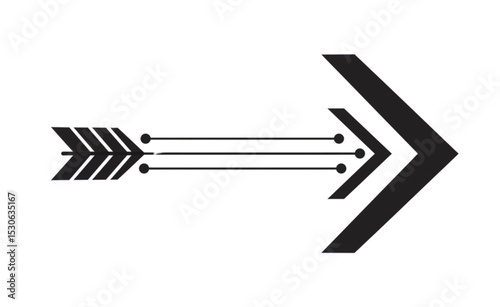 Stylish Abstract Arrow Design Perfect for Branding Logos Websites and Modern Interfaces