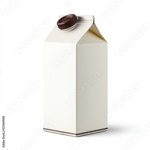 Blank carton of milk