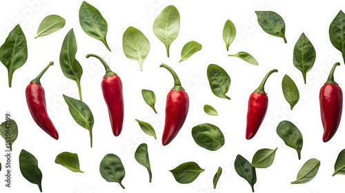 red and green chili peppers