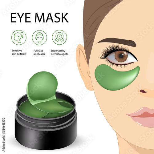 Skin care product for the under eyes, aloe vera