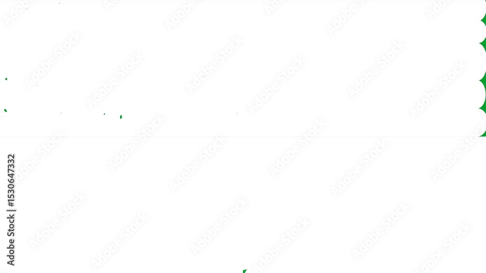 A green screen with white background  border and an image of flag the ireland fish on it leaf silhouette tree animated chromakey background design backgrounds colorful motion illustration