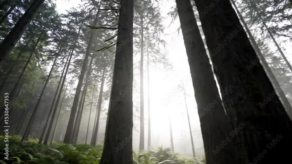 vue sur la cime des arbres