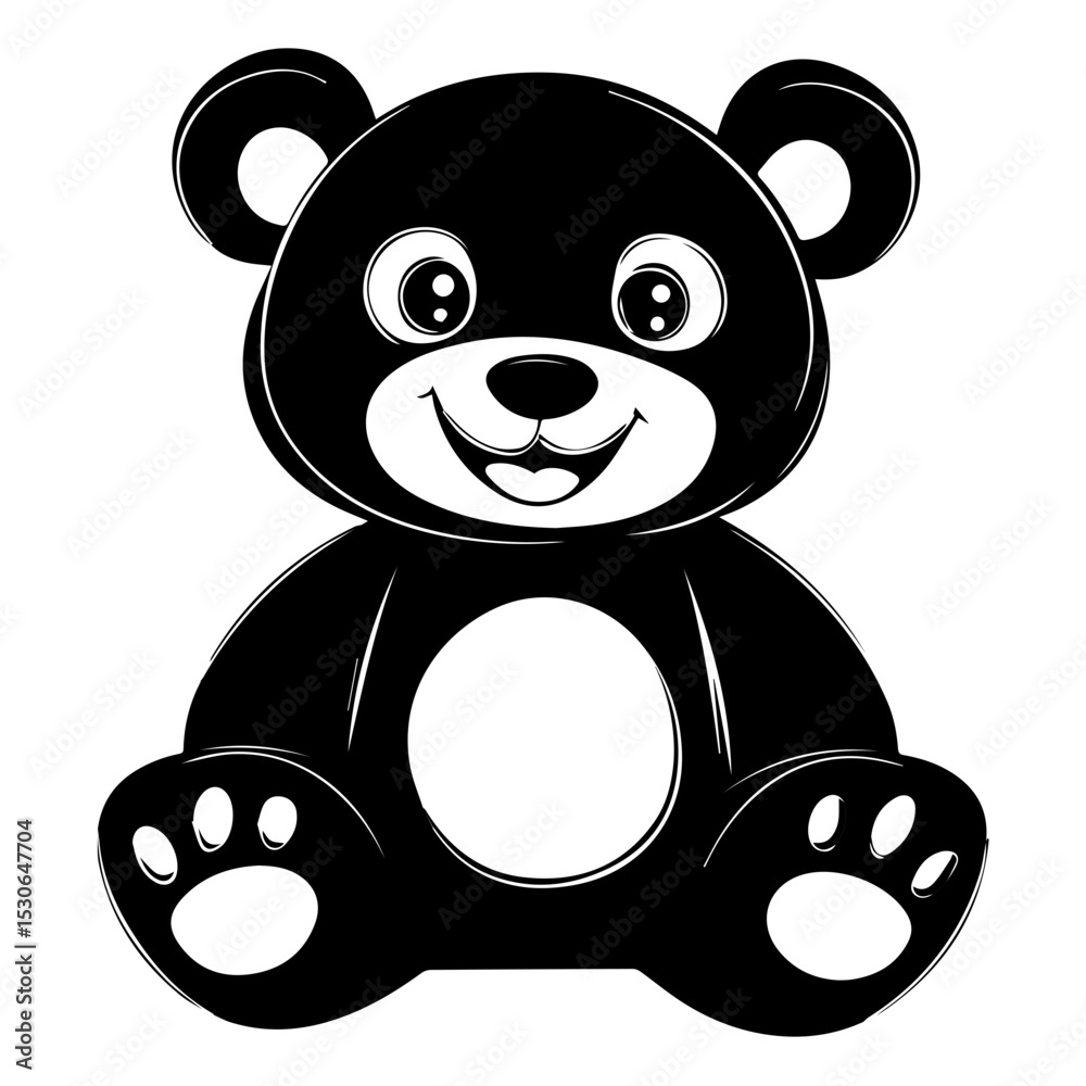 Fototapeta premium teddy bear vector illustration