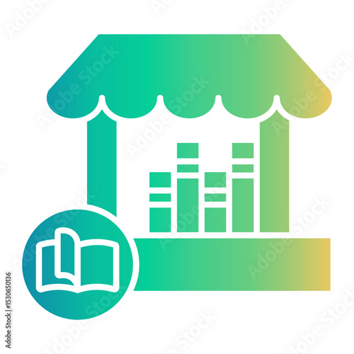book fair Gradient icon
