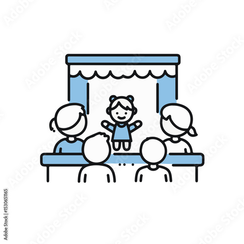 Children's puppet show.