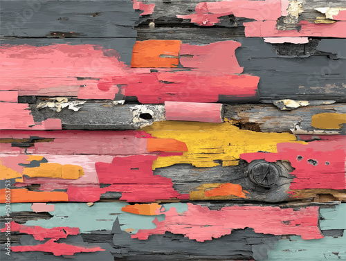 Pattern of distressed fabri...