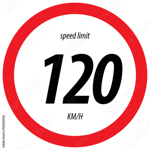Speed Limit 120 Traffic Signs
