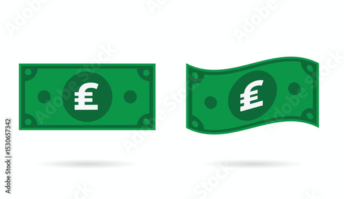 Turkey Lira money flat and flowing style