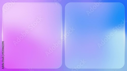 Liquid Glass 2 Box Tabs Gradient Blue Purple Seamlessly Loopable