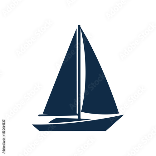 Sailing Boat on Water Waves – Coastal Adventure Art