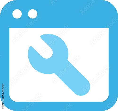 Online Maintenance Portal In Fill  Icon