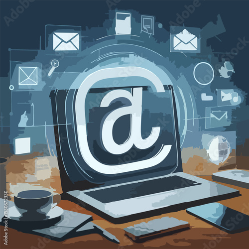 Minimal Envelope Icon – Transparent eps