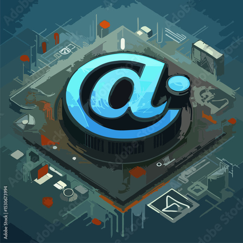 Vector Mail Icon – Transparent Envelope Symbol