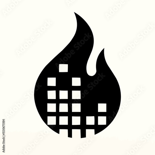 Home peace symbol illustration vector icon design