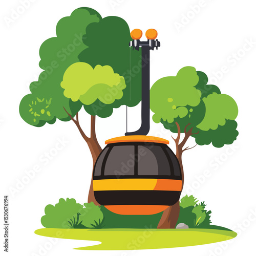 Cable Car Vector illustration 