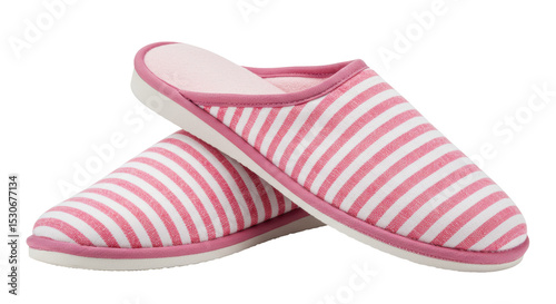 Photos Isolated Striped Slippers
