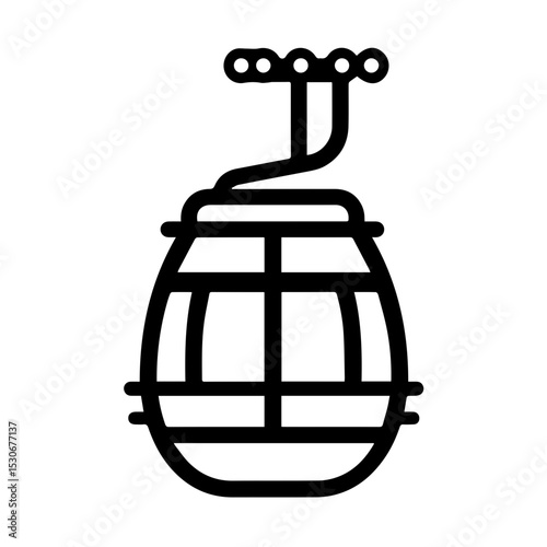 Cable Car Vector illustration 