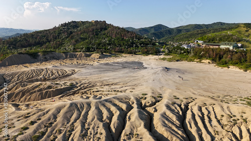 Buzău's Boiling Mud Volcanoes. 
This photo provides a glimpse into this extraordinary geological phenomenon, where the Earth seems to be constantly in motion.
