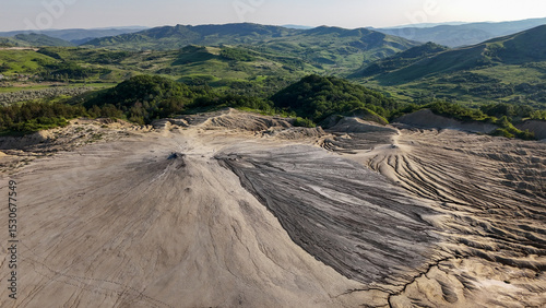 Buzău's Boiling Mud Volcanoes. 
This photo provides a glimpse into this extraordinary geological phenomenon, where the Earth seems to be constantly in motion.
