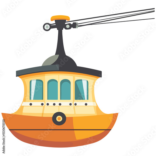 Cable Car Vector illustration 