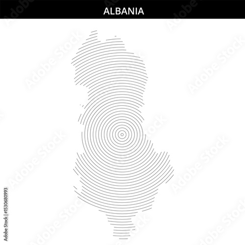 Design inspired by Albania showcasing unique circular patterns