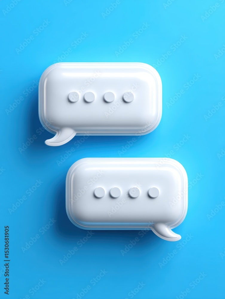 Fototapeta premium Real-time chatbot conversation interface enhancing business communication by providing automated responses to common inquiries.