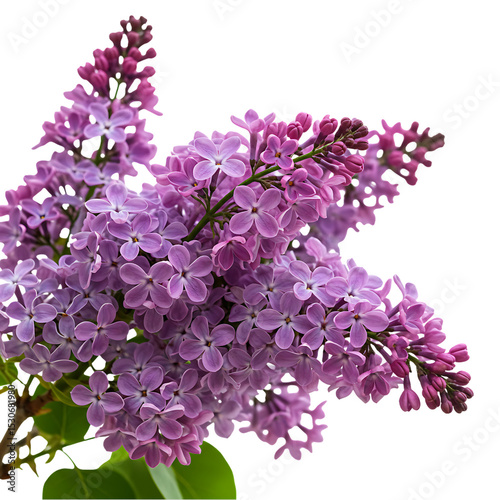 Vibrant Purple Lilac Blossoms: Spring Floral Photography