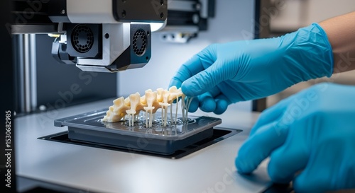 3D Printing of a Vertebral Column in a Medical Lab