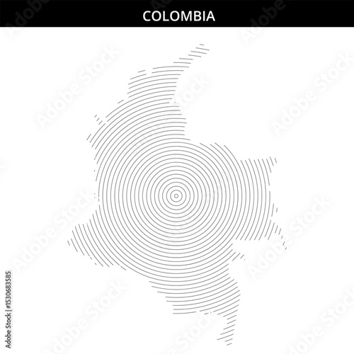 Unique design of Colombia showcased through circle patterns