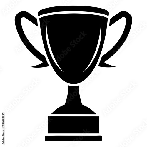 Silhouette of a trophy (success)