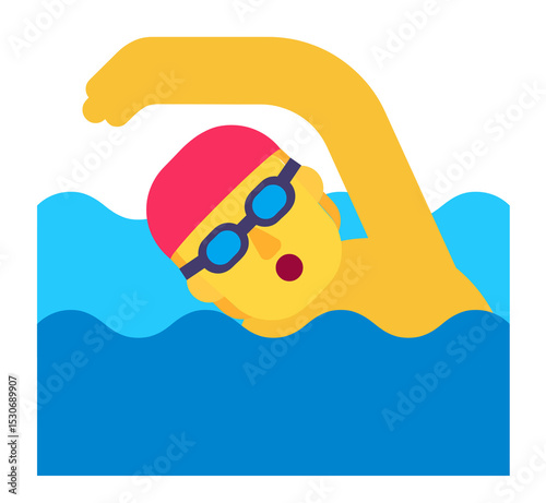 Person Swimming Icon