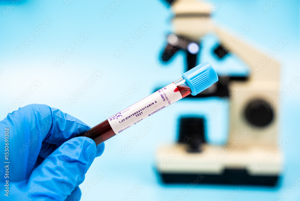 Fototapeta premium Evaluates the active form of vitamin D, important for
