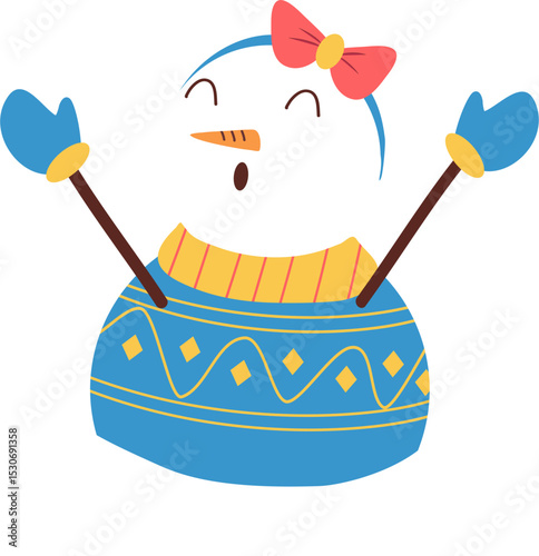 Funny snowman 2