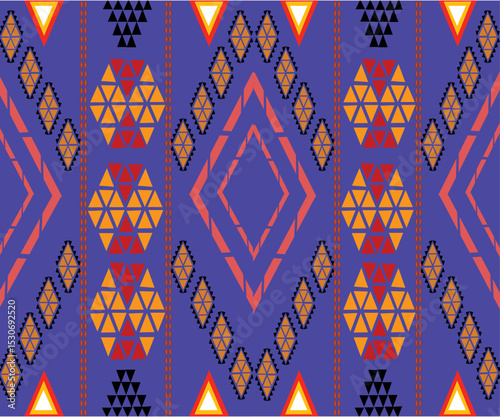 abstract seamless pattern, block and shape