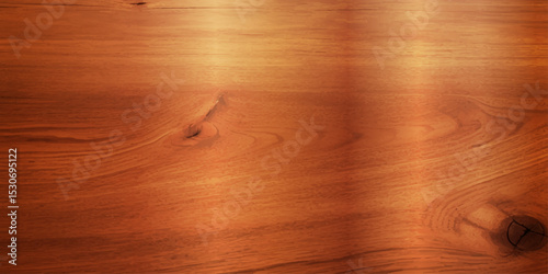 A Stunning Close-Up of Glossy Lacquered Brown Wood Panels, With Deep Reflective Tones and Visible Natural Grain Patterns, Creating a Sophisticated and Retro-Inspired Wooden Backdrop"
