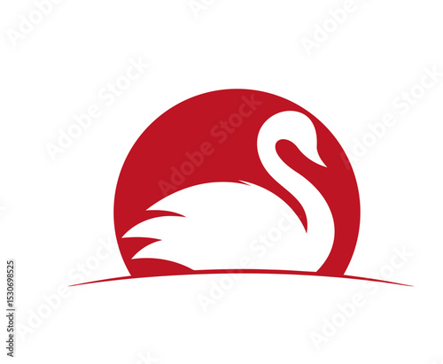 flamingo head vector illustration