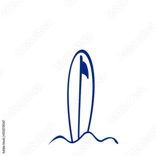 liner surfboard icon