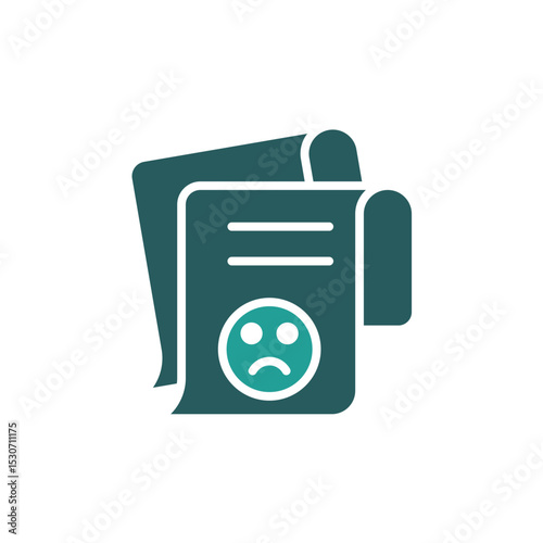 complaint icon. vector.Editable stroke.linear style sign for use web design,logo.Symbol illustration.