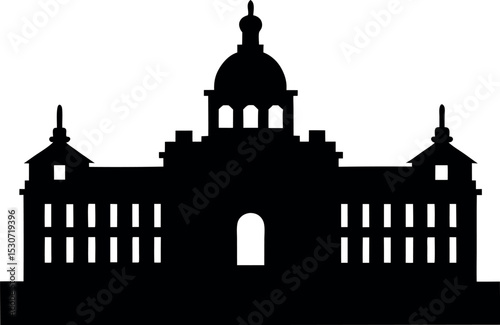 Palace of Congress in Buenos Aires Argentina icon Simple illustration of Palace of Congress in Buenos Aires Argentina vector icon for web

