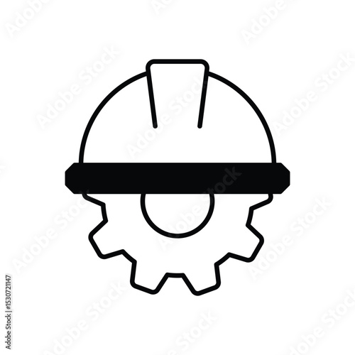 Construction Helmet Vector icon