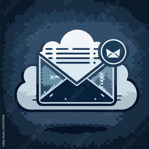 Modern Mail Symbol – Flat and Transparent