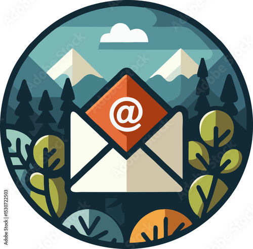 Minimal Envelope Icon – Transparent eps