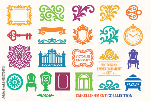 Victorian Embellishment Icon Collection