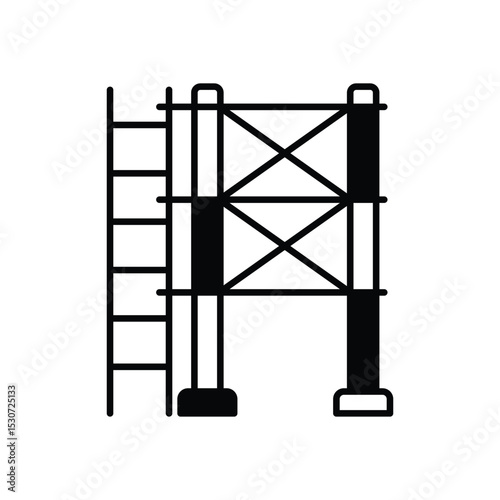 Scaffold Vector icon