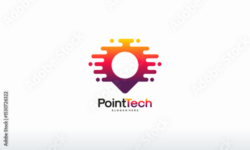 Colorful abstract  design with dynamic lines.