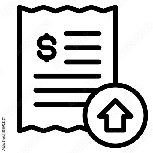 Rental fee icon vector illustration