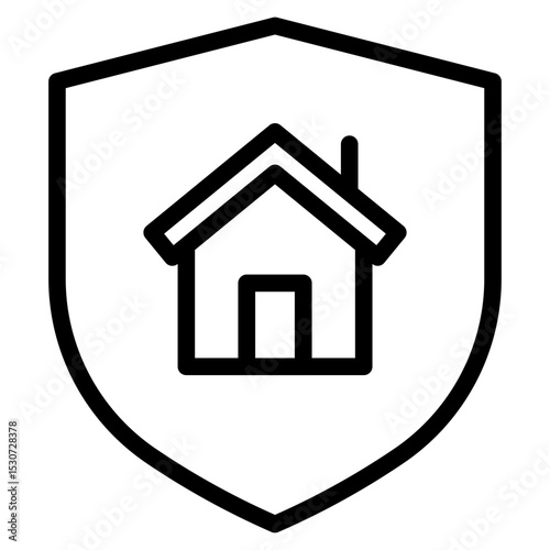 Home Insurance icon vector illustration