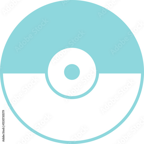 Photos Circle Pokeball  Thin Filled  Icon
