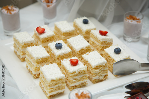 white cake on a plate