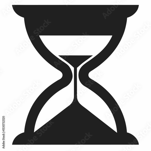 vector illustration of hourglass